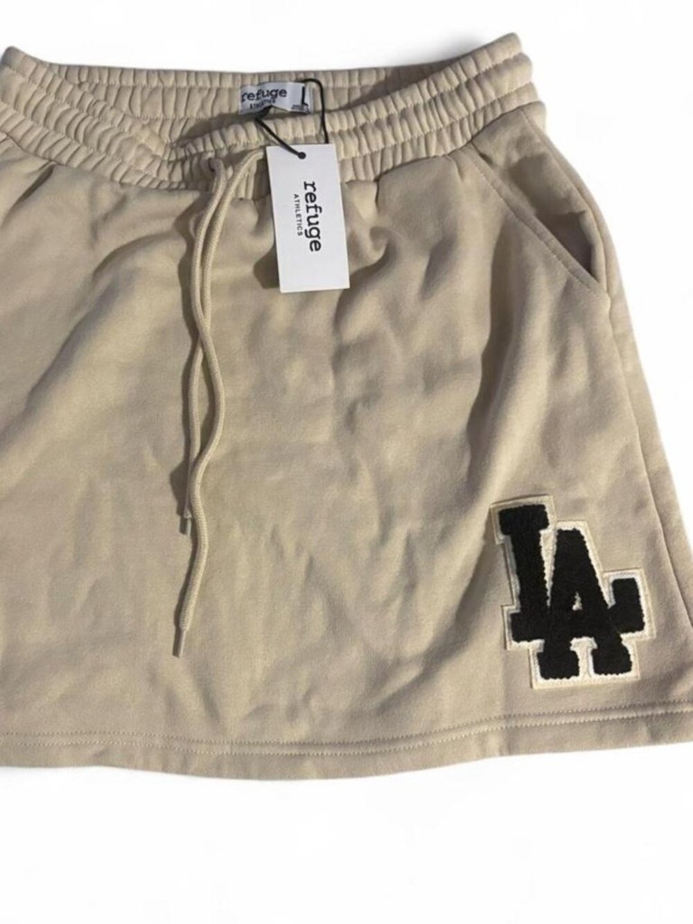 Mini Cream Refuge Athletics Skirt - NWT